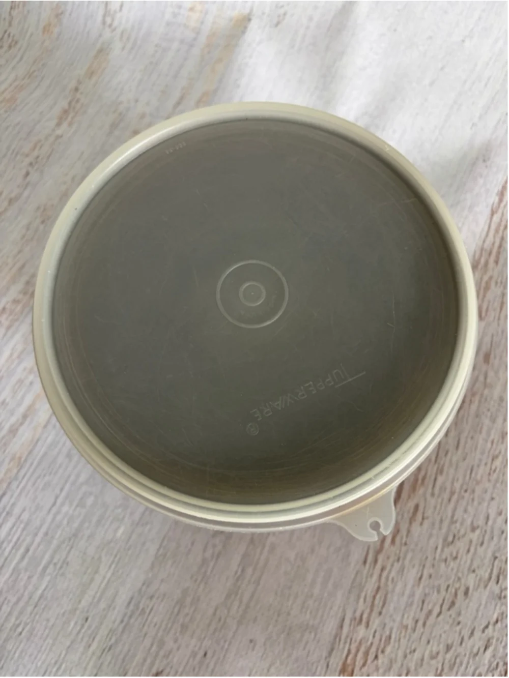 Tupperware Brown & Beige Food Storage Container One Size